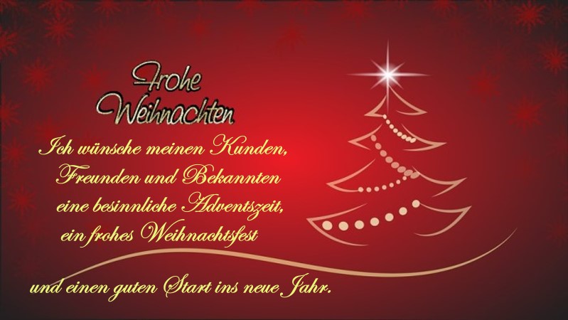 Frohe Weihnachten 